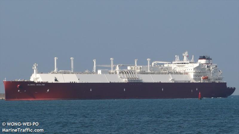 global sealine (LNG Tanker) - IMO 9880477, MMSI 538009406, Call Sign V7A4694 under the flag of Marshall Islands