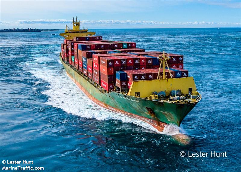 ts dalian (Container Ship) - IMO 9348857, MMSI 538009749, Call Sign V7A5115 under the flag of Marshall Islands