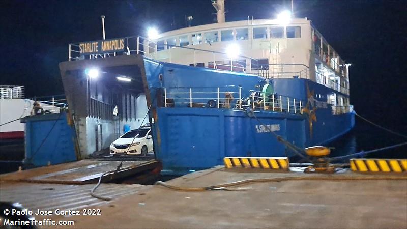 starlite annapolis (Passenger/Ro-Ro Cargo Ship) - IMO 8125624, MMSI 548883200, Call Sign DUE2125 under the flag of Philippines