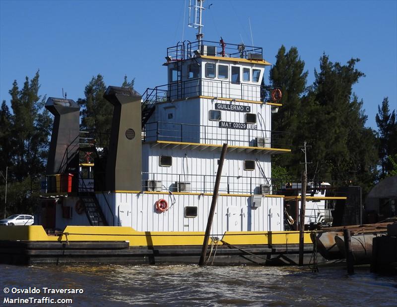 guillermo c (Unknown) - IMO , MMSI 701006740, Call Sign LW3468 under the flag of Argentina