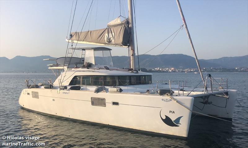 pia (Pleasure craft) - IMO , MMSI 228080830 under the flag of France