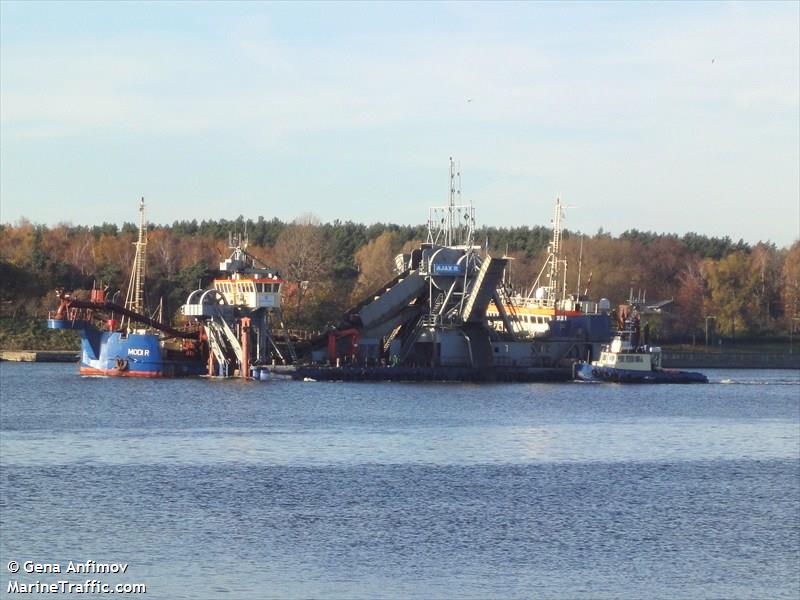 ajax r (Dredger) - IMO 8882428, MMSI 246575000, Call Sign PCEZ under the flag of Netherlands