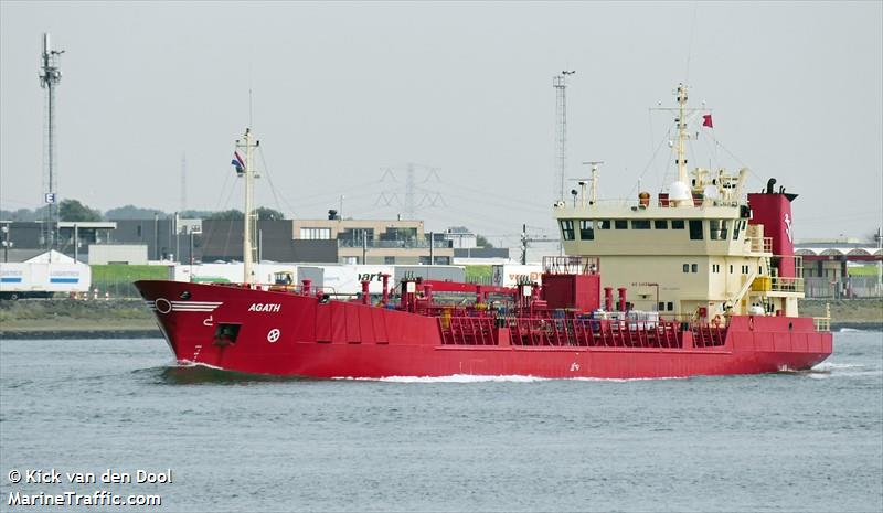 galilean 77 (Chemical/Oil Products Tanker) - IMO 8820298, MMSI 341328000, Call Sign V4OR4 under the flag of St Kitts & Nevis