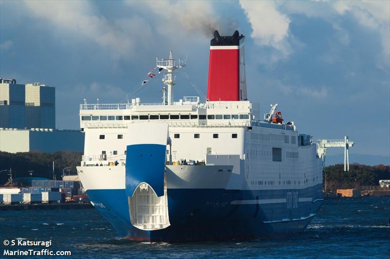 ferry kyoto (Passenger/Ro-Ro Cargo Ship) - IMO 9890991, MMSI 431017994, Call Sign JD4980 under the flag of Japan