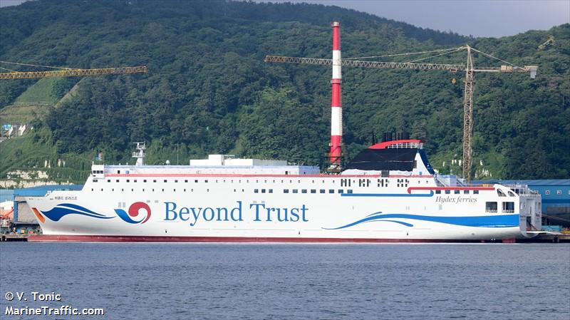 beyond trust (Passenger/Ro-Ro Cargo Ship) - IMO 9901386, MMSI 440181090, Call Sign 999BYND under the flag of Korea