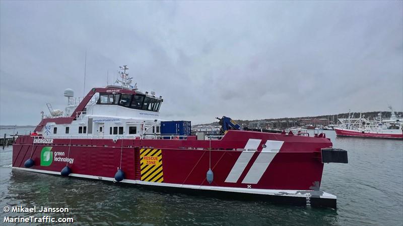 energizer (Offshore Tug/Supply Ship) - IMO 9916563, MMSI 219029563, Call Sign OZPI2 under the flag of Denmark