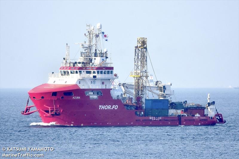 vos shine (Offshore Support Vessel) - IMO 9601510, MMSI 231865000, Call Sign OZ2201 under the flag of Faeroe Islands