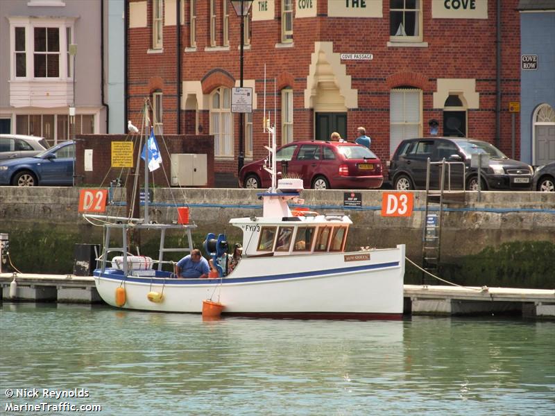 may queen (Fishing vessel) - IMO , MMSI 232033435, Call Sign MIRQ6 under the flag of United Kingdom (UK)