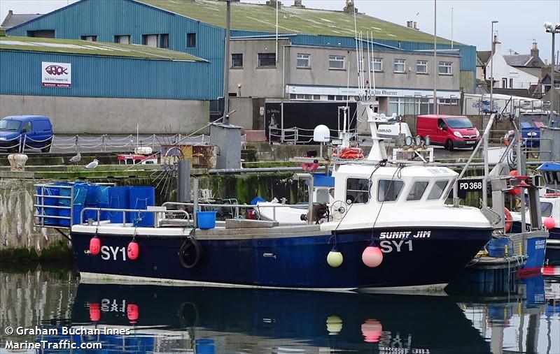 sunny jim sy1 (Pleasure craft) - IMO , MMSI 235100643, Call Sign 2GUN4 under the flag of United Kingdom (UK)