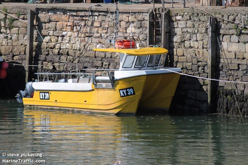 brothers in arms (Fishing vessel) - IMO , MMSI 235112648 under the flag of United Kingdom (UK)