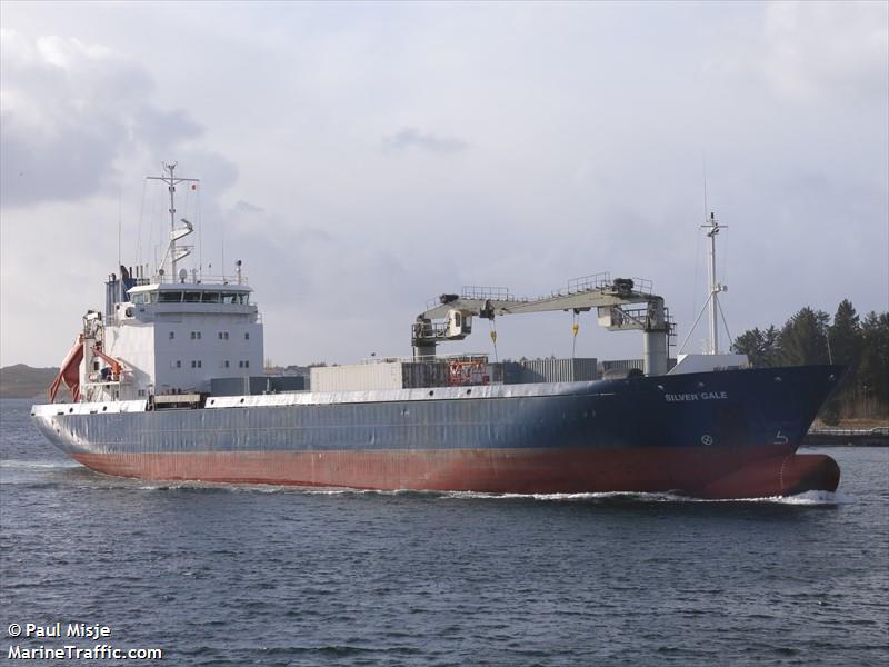 silver gale (Refrigerated Cargo Ship) - IMO 9140956, MMSI 257900000, Call Sign LAPM8 under the flag of Norway