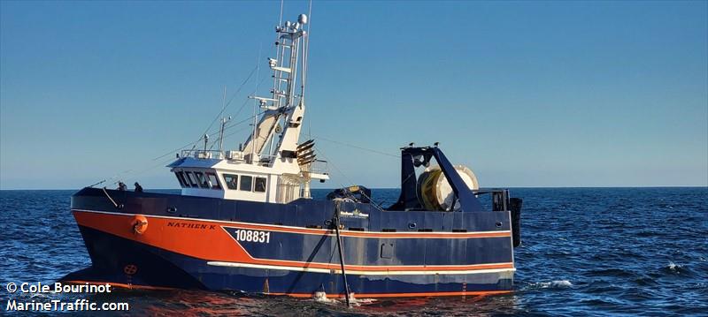 nathen k (Fishing vessel) - IMO , MMSI 316046363 under the flag of Canada