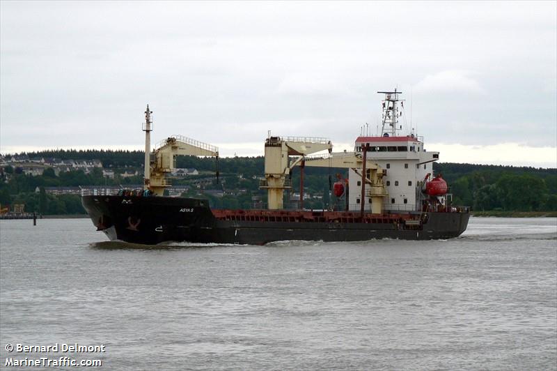 asya s (General Cargo Ship) - IMO 9558995, MMSI 352898723, Call Sign 3E2017 under the flag of Panama