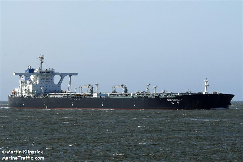 new corolla (Crude Oil Tanker) - IMO 9900679, MMSI 477735500, Call Sign VRUI6 under the flag of Hong Kong