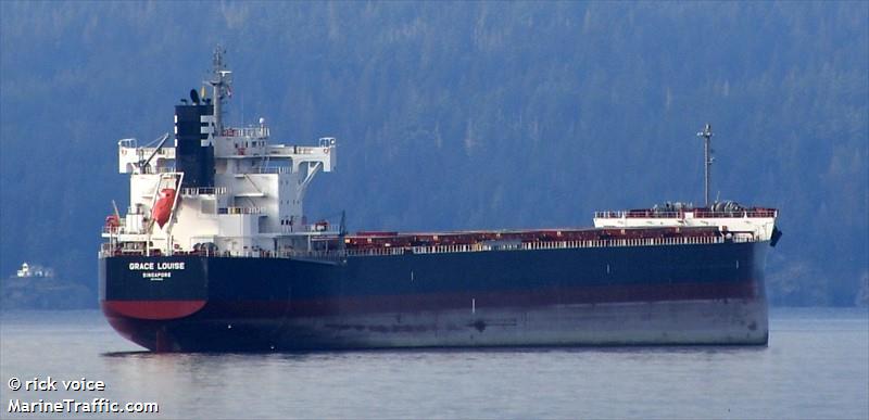 grace louise (Bulk Carrier) - IMO 9913523, MMSI 563145400, Call Sign 9V7475 under the flag of Singapore