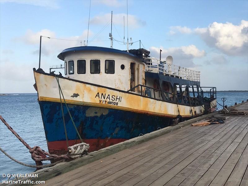 anashi (Cargo ship) - IMO , MMSI 775991103, Call Sign YYT4708 under the flag of Venezuela