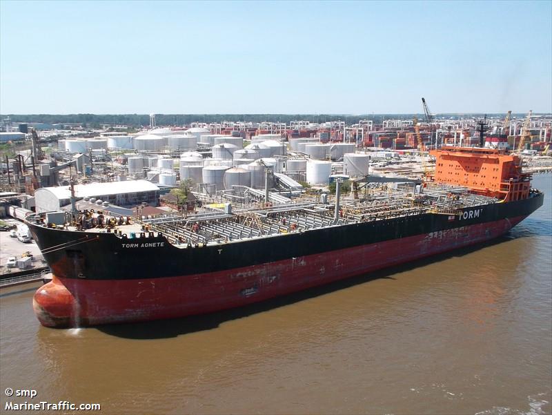 torm agnete (Chemical/Oil Products Tanker) - IMO 9466013, MMSI 219413000, Call Sign OZGT2 under the flag of Denmark