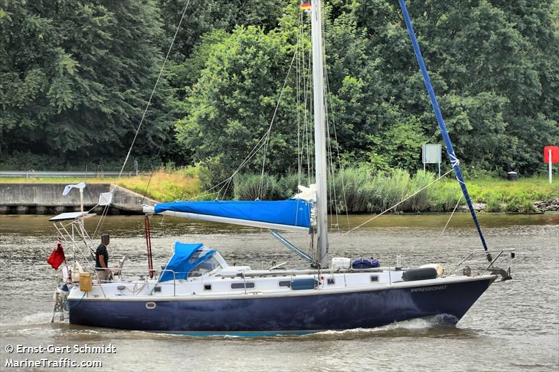 impressionist (Sailing vessel) - IMO , MMSI 235032357, Call Sign MBZZ2 under the flag of United Kingdom (UK)