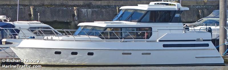 mazu (Pleasure craft) - IMO , MMSI 235101487, Call Sign 2GYD6 under the flag of United Kingdom (UK)