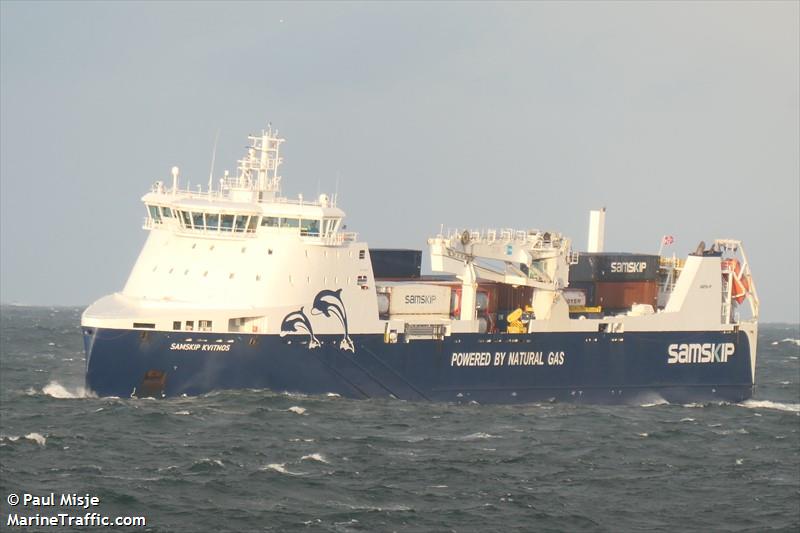 samskip kvitnos (Ro-Ro Cargo Ship) - IMO 9642576, MMSI 259113000, Call Sign LAPY8 under the flag of Norway