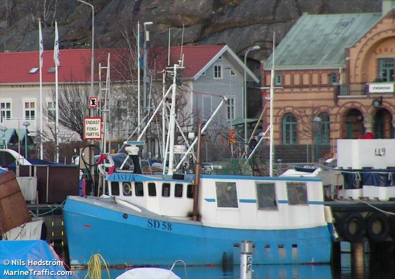 sd58 hansvik (Fishing vessel) - IMO , MMSI 265704200, Call Sign SFB6978 under the flag of Sweden