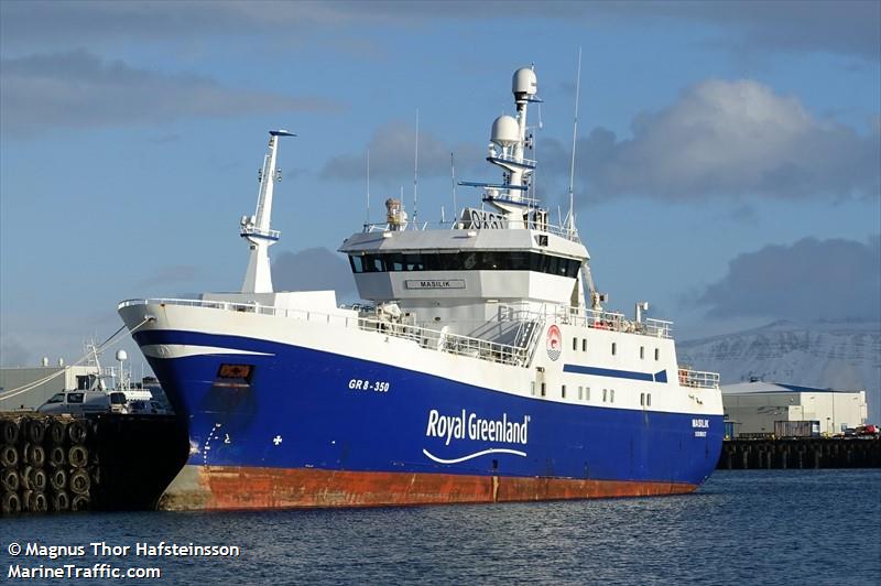 masilik (Fishing Vessel) - IMO 9244726, MMSI 331549000, Call Sign OXGT under the flag of Greenland