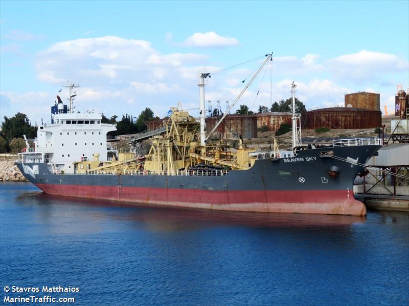 seaven sky (Cement Carrier) - IMO 9142112, MMSI 352001074, Call Sign 3E2442 under the flag of Panama