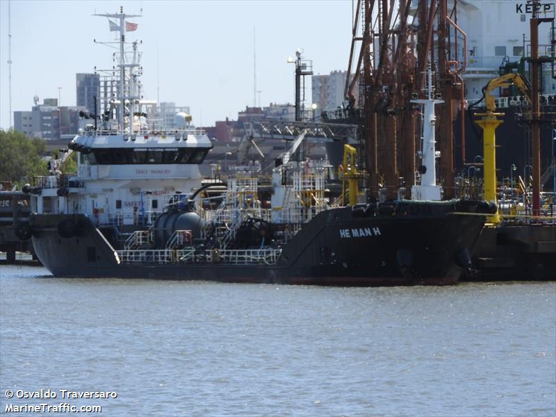 he man h (Chemical/Oil Products Tanker) - IMO 9606089, MMSI 352120000, Call Sign HP4235 under the flag of Panama