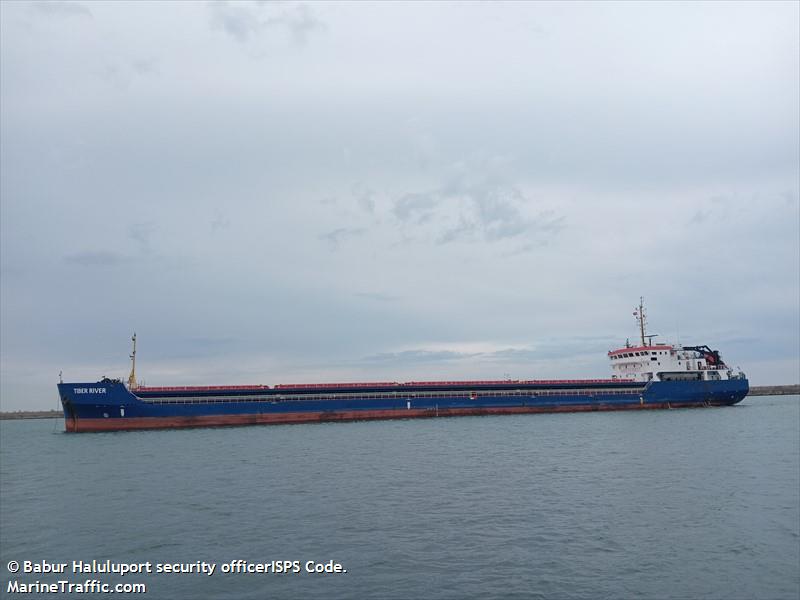 tiber river (General Cargo Ship) - IMO 9650949, MMSI 352980764, Call Sign 3E3384 under the flag of Panama