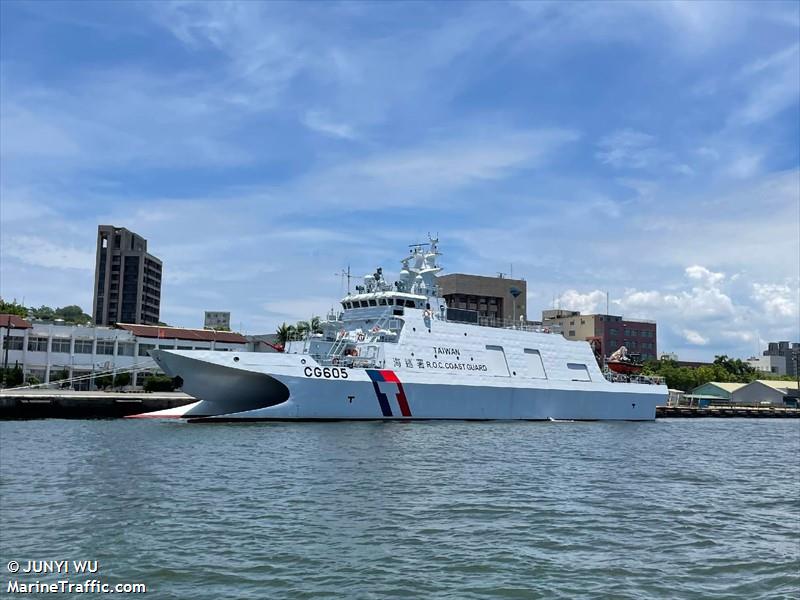 cg605 (Law enforcment) - IMO , MMSI 416006956, Call Sign BR4491 under the flag of Taiwan