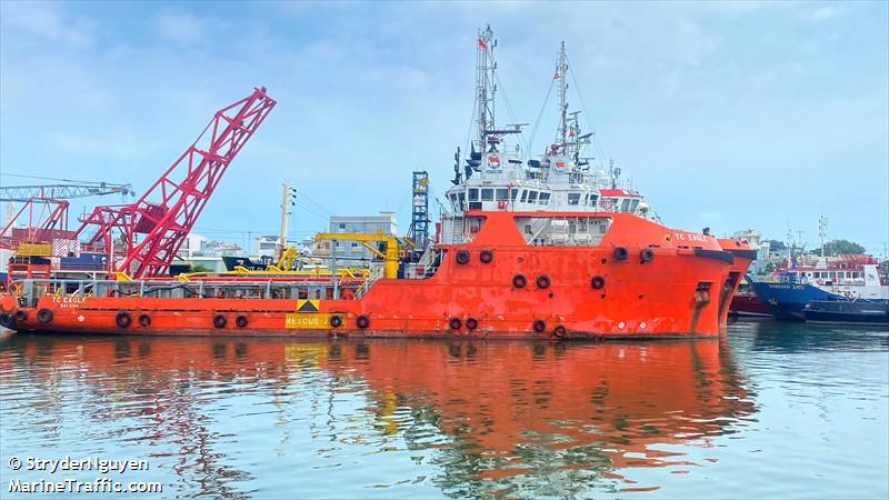 tc eagle (Offshore Tug/Supply Ship) - IMO 9723497, MMSI 574005310, Call Sign XVZD7 under the flag of Vietnam