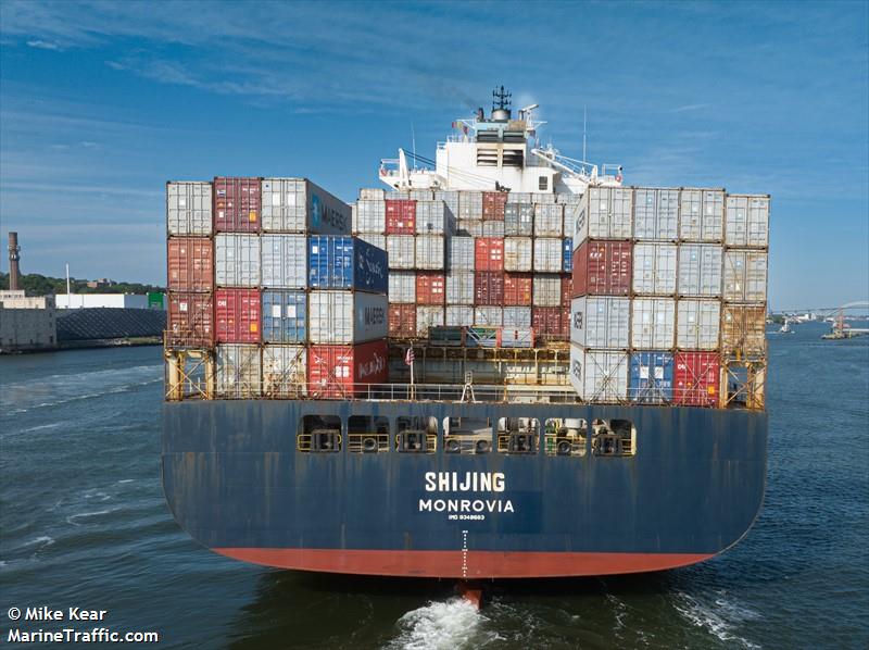 shijing (Container Ship) - IMO 9348663, MMSI 636021320, Call Sign 5LDJ7 under the flag of Liberia