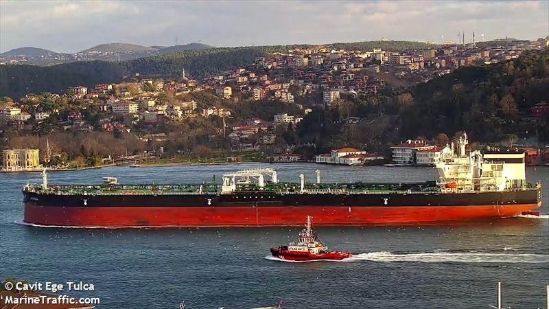 africa (Crude Oil Tanker) - IMO 9905320, MMSI 636021344, Call Sign 5LDM9 under the flag of Liberia