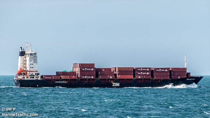 zim australia (Container Ship) - IMO 9366445, MMSI 636021396, Call Sign 5LDT2 under the flag of Liberia