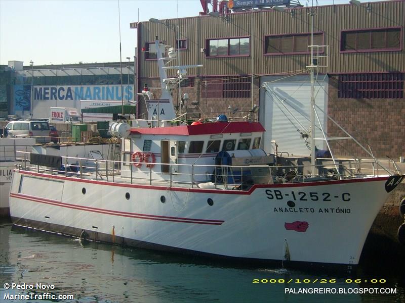 anacleto antonio (Fishing vessel) - IMO , MMSI 204213000, Call Sign CUKX 9 under the flag of Azores