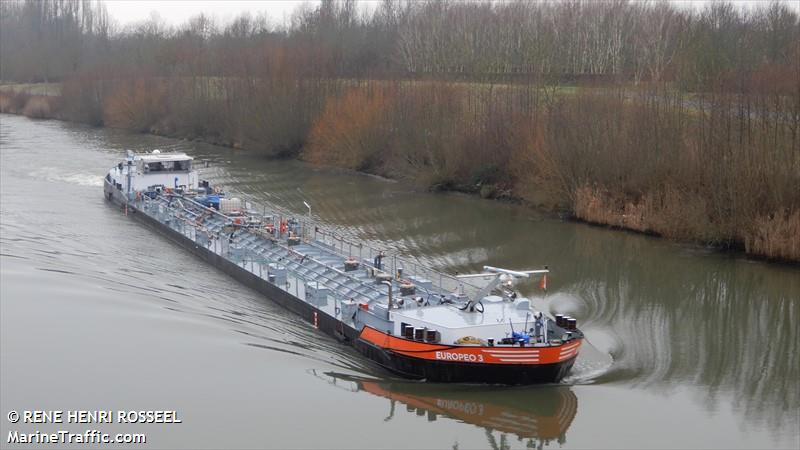 europeo 3 (WIG) - IMO , MMSI 205327890, Call Sign OT3278 under the flag of Belgium