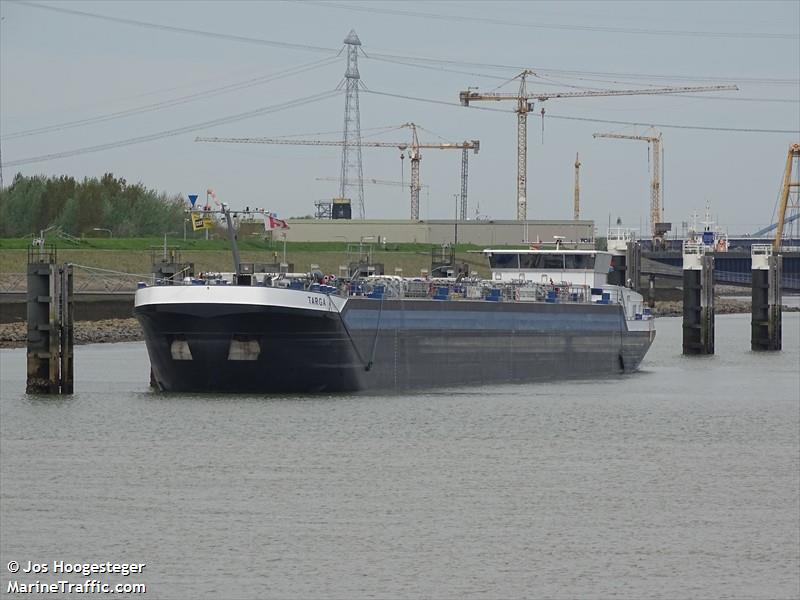 targa (Tanker) - IMO , MMSI 205542290, Call Sign OT5422 under the flag of Belgium
