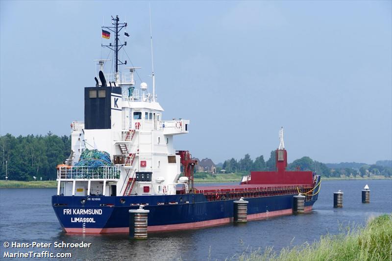 fri karmsund (General Cargo Ship) - IMO 9211066, MMSI 210852000, Call Sign 5BBW4 under the flag of Cyprus