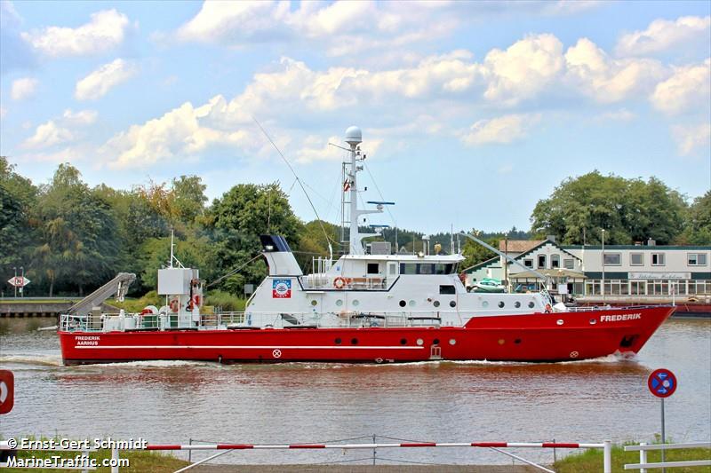 frederik (Research Vessel) - IMO 8747109, MMSI 219015793, Call Sign OZGZ2 under the flag of Denmark