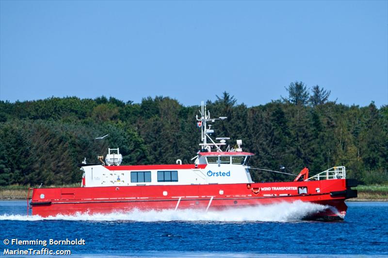 wind transporter (Cargo ship) - IMO , MMSI 219019936, Call Sign OZFA2 under the flag of Denmark