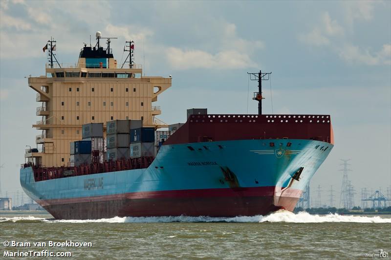 maersk norfolk (Container Ship) - IMO 9356139, MMSI 219225000, Call Sign OZDK2 under the flag of Denmark