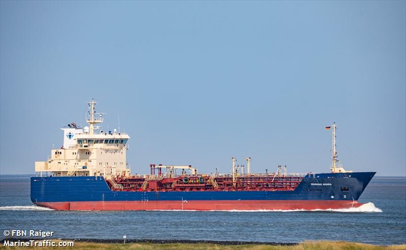 nordic nora (Chemical/Oil Products Tanker) - IMO 9130810, MMSI 220235000, Call Sign OXMW2 under the flag of Denmark