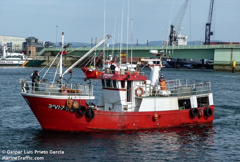 varamar (Fishing vessel) - IMO , MMSI 224119750, Call Sign EB-5242 under the flag of Spain
