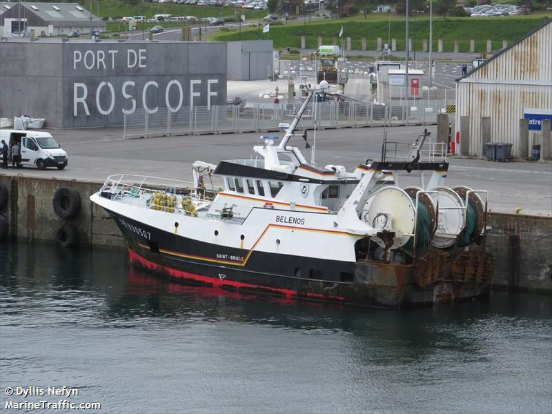 fv belenos (Fishing vessel) - IMO , MMSI 228033800, Call Sign FIFY under the flag of France