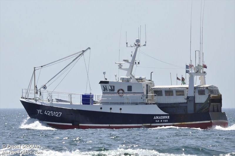 fv amazone (Fishing vessel) - IMO , MMSI 228169000, Call Sign FIOK under the flag of France