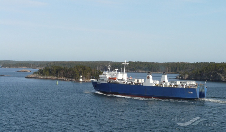 fjardvagen (Ro-Ro Cargo Ship) - IMO 7226952, MMSI 230341000, Call Sign OJHC under the flag of Finland