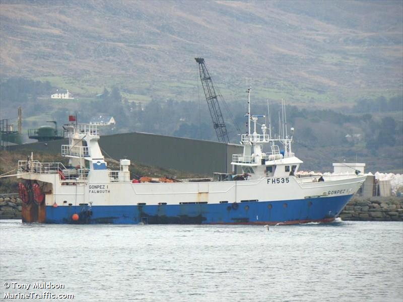 fv gonpez1 (Fishing Vessel) - IMO 9308388, MMSI 235005510, Call Sign VQIY8 under the flag of United Kingdom (UK)