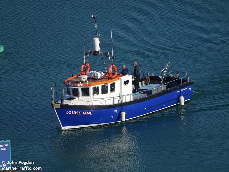 louise jane (Diving ops) - IMO , MMSI 235040701, Call Sign MPYX4 under the flag of United Kingdom (UK)
