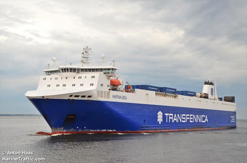 hafnia sea (Ro-Ro Cargo Ship) - IMO 9357602, MMSI 235060989, Call Sign 2AMH9 under the flag of United Kingdom (UK)