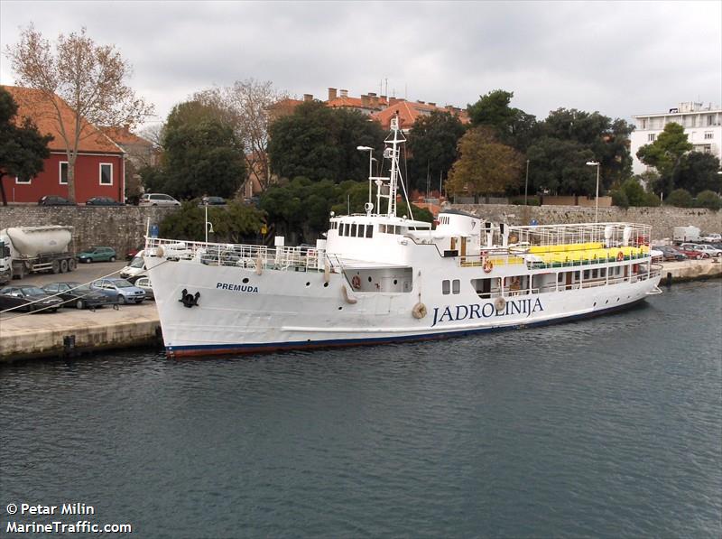 premuda (Passenger/General Cargo Ship) - IMO 5371387, MMSI 238115640, Call Sign 9A2199 under the flag of Croatia